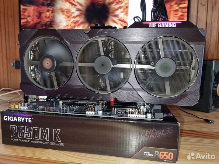 Почти не пользованная RTX 3080 Asus TUF Gaming