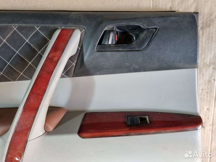 Обшивки дверей+накладки на двери highlander 2