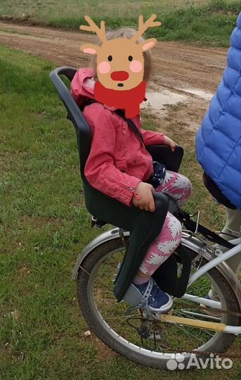 Детское вело кресло заднее Polisport