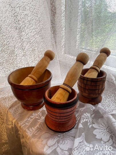 Ступа с пестиком ручной работы