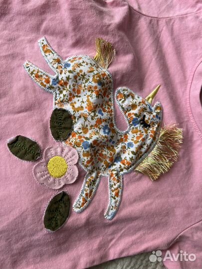 Пакет одежды на девочку р.80