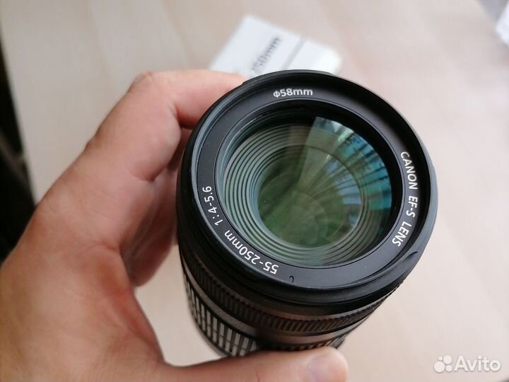Объектив canon ef s 55 250mm f 4,5-5,6 is