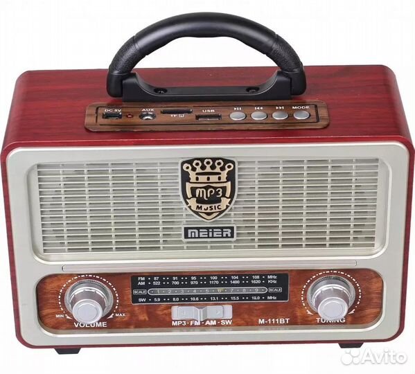 Радиоприемник meier M-111BT с USB проигрывателем