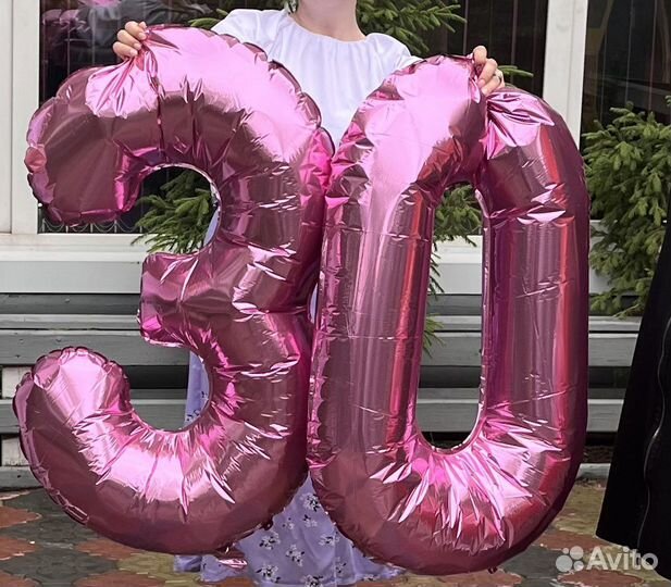 Фольгированные шары цифры