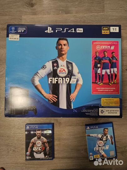 Sony playstation 4 PS4 pro 1tb с играми