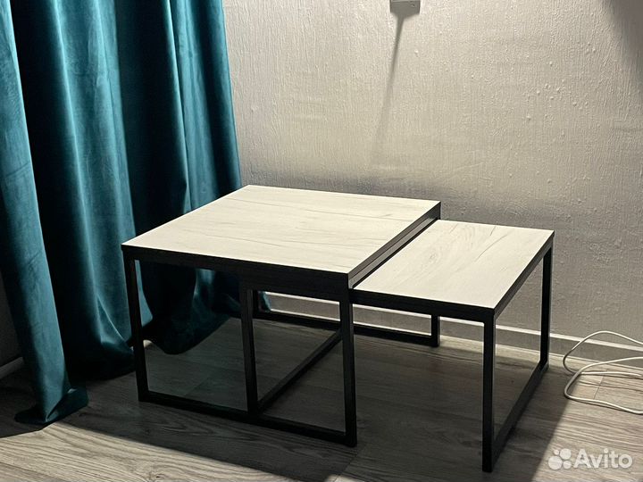 Журнальный столик в стиле лофт