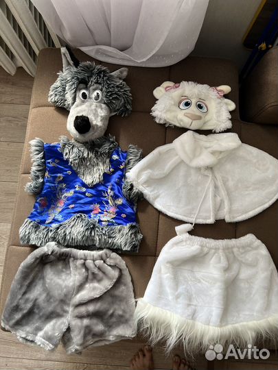 Аренда новогоднего костюма Волк и овечка