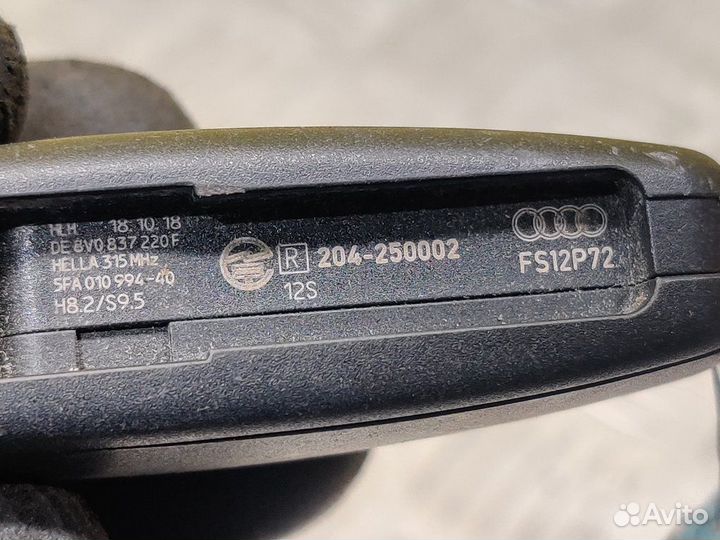 Ключ зажигания Audi A3 8V 8VS czpb 2019