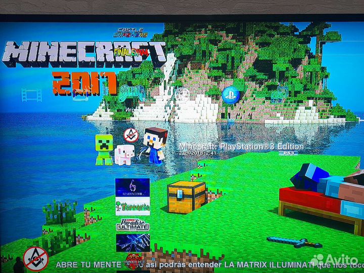 Sony playstation 3 super slim 500gb прошитая 50игр