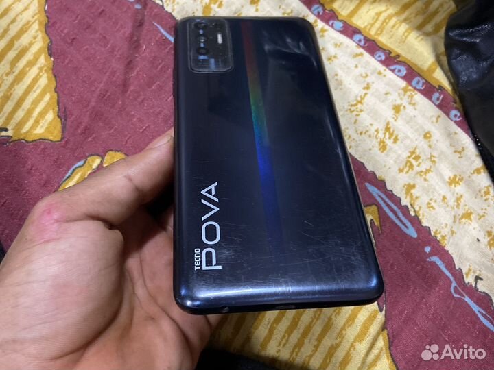 Tecno pova 2 6/128 игравой телефон зашита стекло