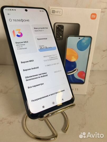 Xiaomi Redmi Note 11, 4/128 ГБ