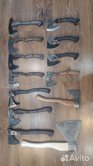 Кованые цельнометаллические топоры ручной работы
