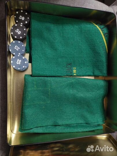 Набор 5 игр: рулетка,покер, бл.дж, покер с костями