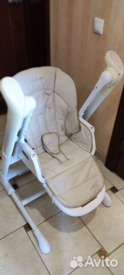 Стульчик для кормления, качели Caretero indigo