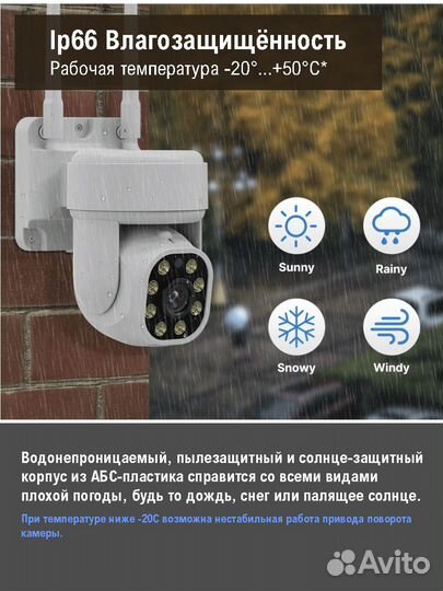 Камера видеонаблюдения уличная ip wi-fi