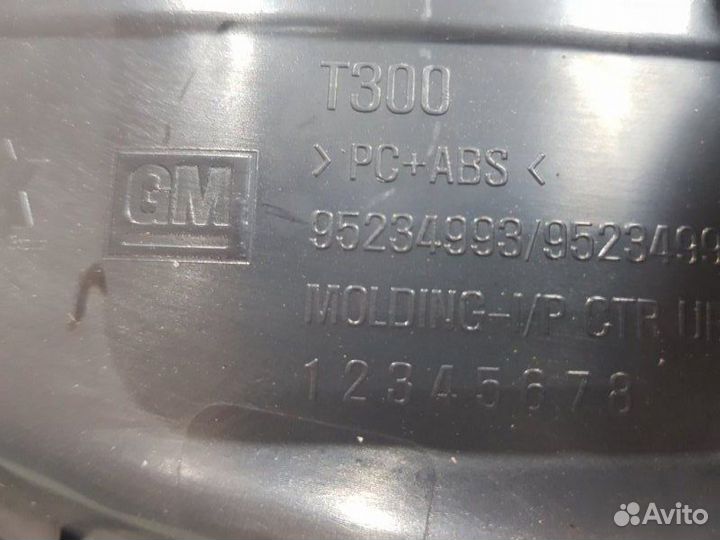 Накладка на торпедо Chevrolet Aveo T300 F16D4 2011