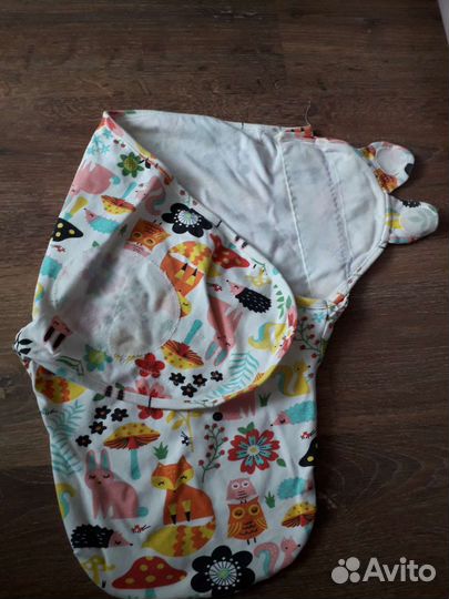 Пеленка кокон на липучках