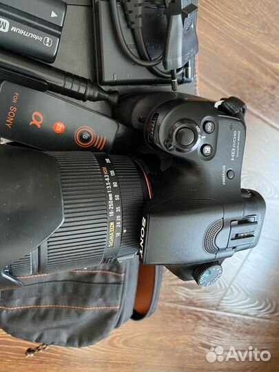 Зеркалка sony alpha65 sigma AF 18-250 mm F3.5-6.3