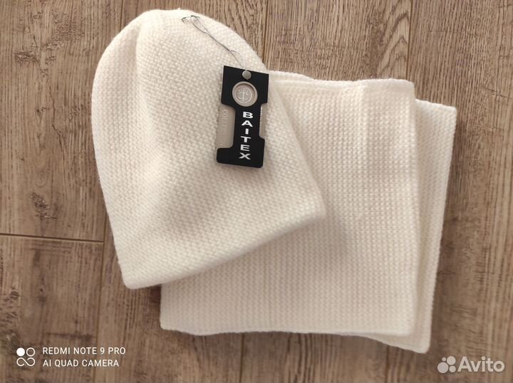 Шапка женская вязаная зимняя