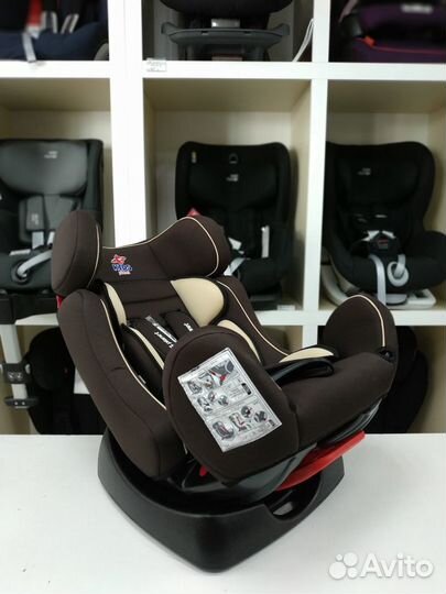 Автокресло 0-25кг Kids Planet Galactic коричневый