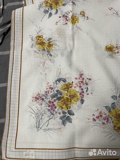 Скатерть vallesusa новая 175*145 цветы хлопок