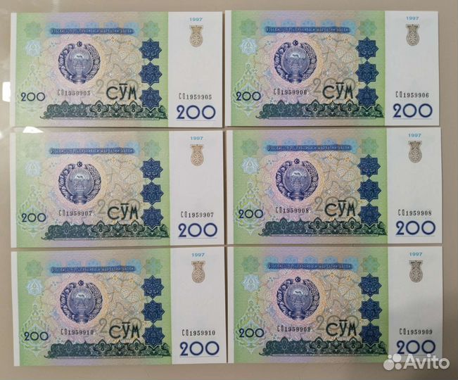 Банкноты Республики Узбекистан