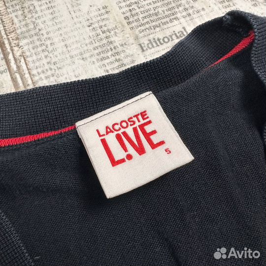 Мужской кардиган Lacoste live, оригинал