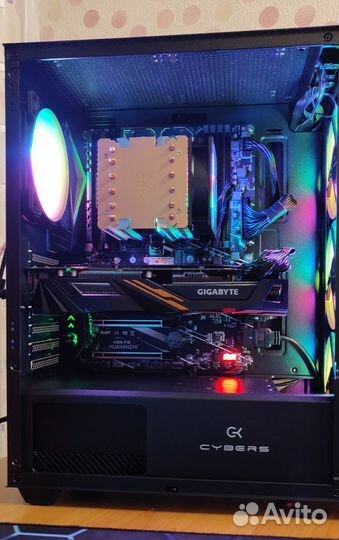 Игровой системный блок на RX Vega 56