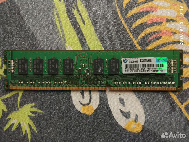 Серверная память Samsung DDR3 4GB ECC REG
