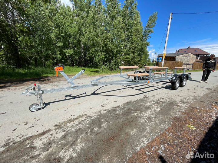 Прицеп для водной техники Кедр Лодочный 75 2 оси