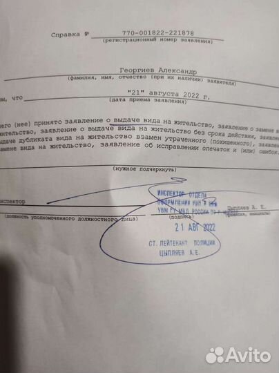 Гражданство РФ. РВП. ВНЖ. нря