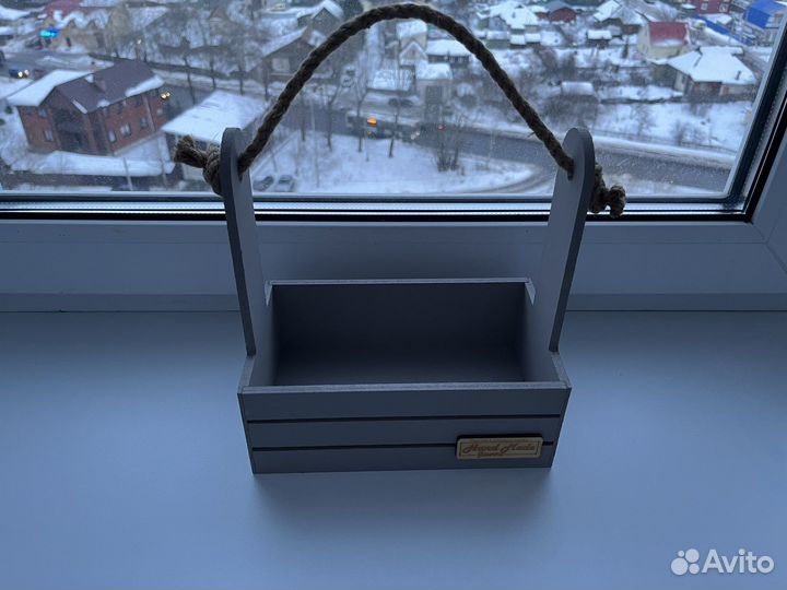 Ящик деревянный подарочный