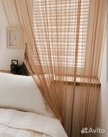 Шторы нитяные кисея