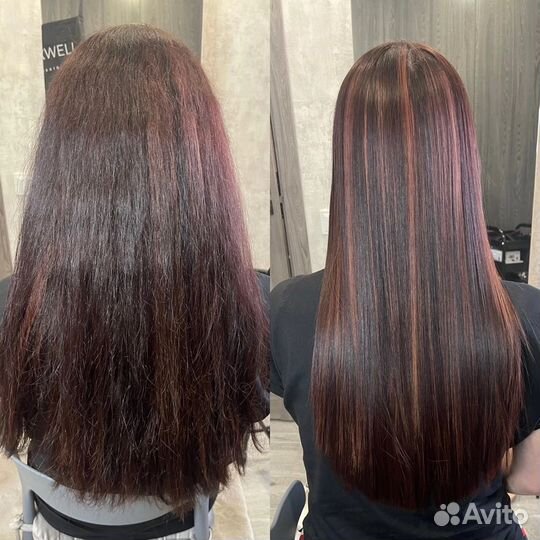 Кератиновое выпрямление