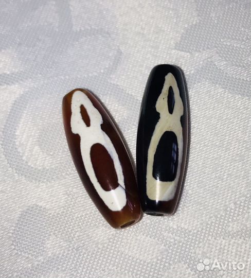 Тибетская Бусина дзи Кубера