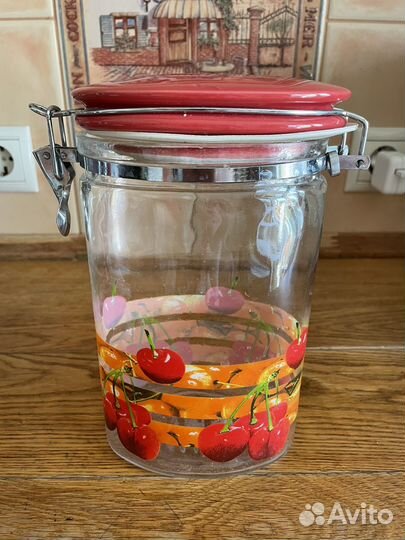 Банка стекляная для сыпучих