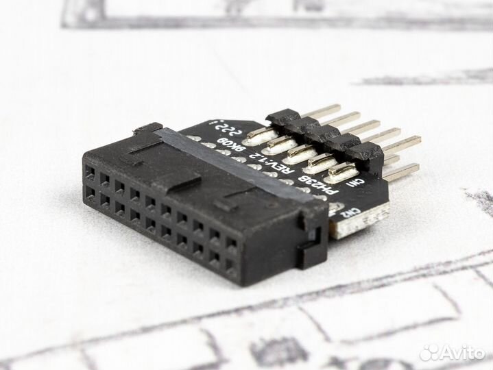 Адаптеры мат. платы USB3.0 19pin на USB2.0 9pin