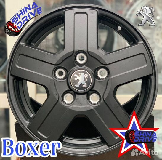 Диски Peugeot Boxer Bus R16 5x118 Black Matt