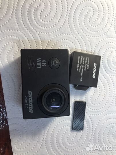 Экшен камера digma DiCam310