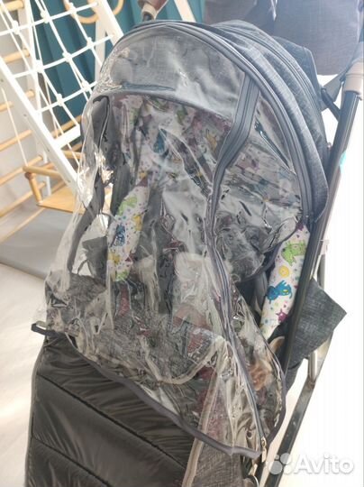 Детские санки коляска с колесами