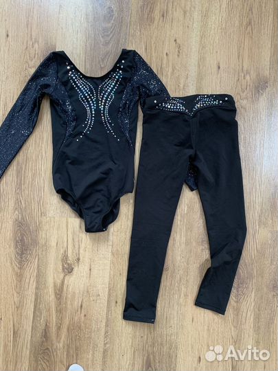 Костюм тренировочный 116 для гимнастики танцев