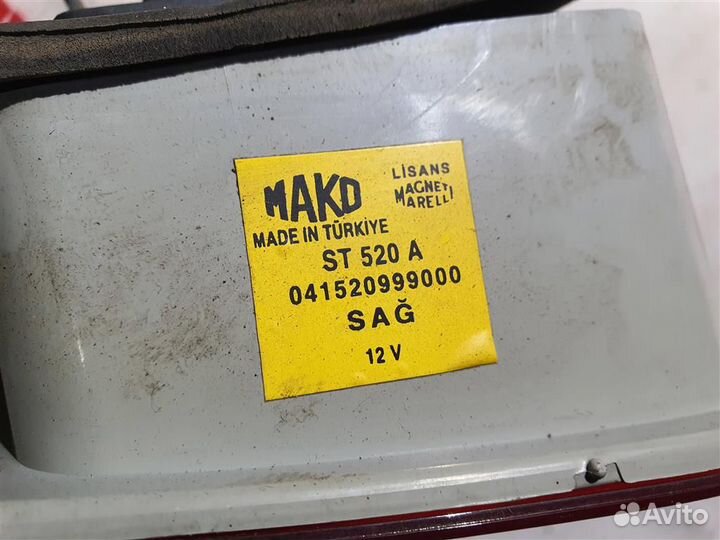 Фонарь задний правый Фиат Альбеа