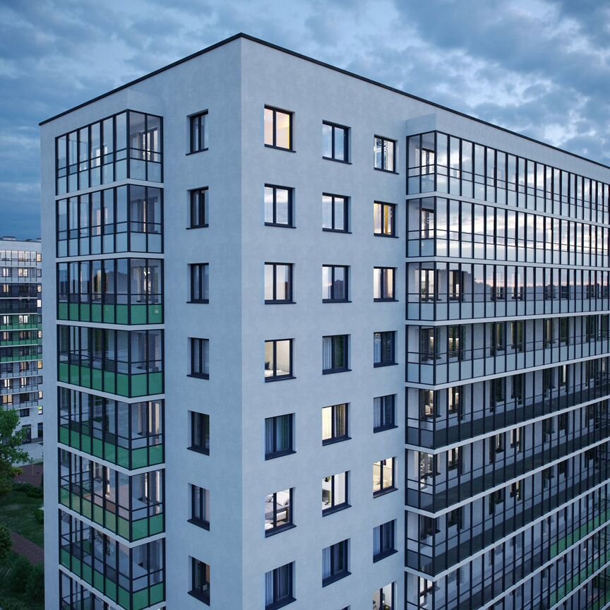 1-к. квартира, 38,9 м², 8/12 эт.