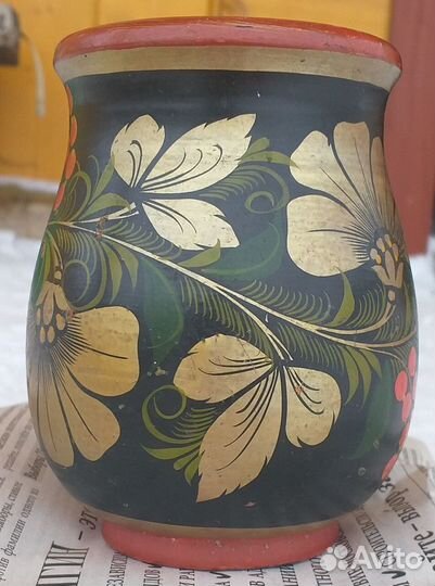 Ваза хохлома 50-е годы