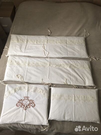 Комплект детского постельного белья с бортиками