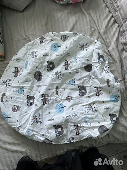 Простыни десткие на круглую кроватку