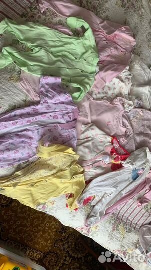 Детские вещи пакетом на девочку 0-6 мес