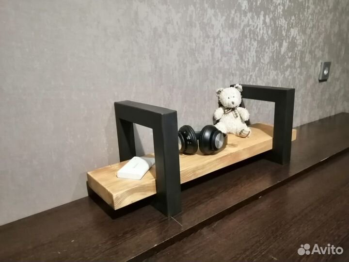 Полка настенная в стиле лофт