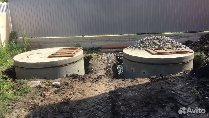 Сливная яма под ключ