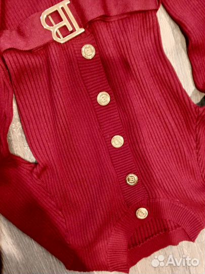 Платье в рубчик 42-48